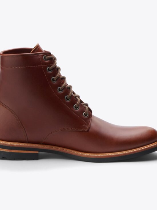 Nisolo Andres Lace-Up Boot – Men\'s Size 10.5 – Cognac Brown main image 4